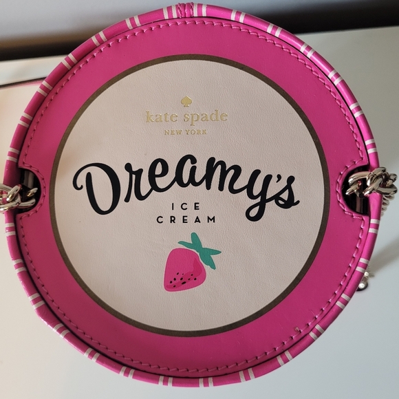Kate Spade Flavor Of The Month Ice Cream Pint Crossbody, VGUC - Picture 6 of 10